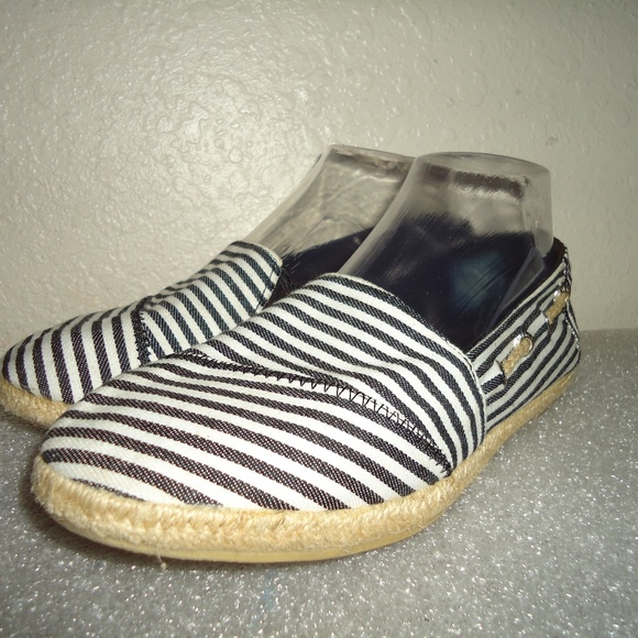 Nautica Women's Rudder Striped Espadrille Flats Size-7.5/38.5 - Picture 6 of 12